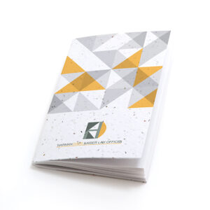 Geometric Personalized Plantable Pocket Notebooks