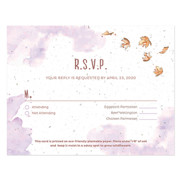Seed Paper RSVP Cards